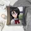 Rukia Kuchiki Bleach  Double-Sided Printed Cushion Cover Bedroom Bedside Sofa Pillow Case