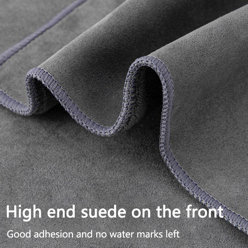 PIUE7 1pcs Car Cleaning Cloth Auto Emblem Cleaning Drying Rag Cloth Wash Microfiber Accessories For Skoda Yeti VRIS Octavia a5 Kodiaq