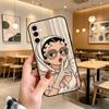 Classic Character Anime B-Bettys Boops  Phone Case Black Silicone Soft For Samsung Galaxy A73,A72,A71,A70,A53,A52,A51