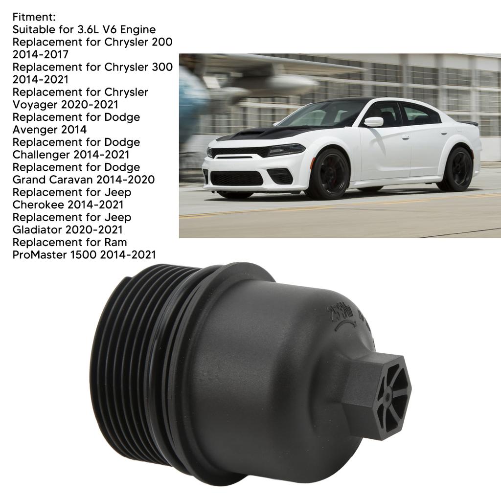 Oil Filter Housing Cap 68191350AA Professional Replacement for Jeep Cherokee Wrangler