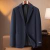 FAPAI Men's Merino Wool & Silk Blend Overcoat