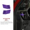 Center Console Side Air Vent Outlet Cover Fit Decor For Ford F150 + Purple