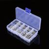 200Pcs/set Stainless Steel Wood Screws Allen Head Socket Hex Set Grub Screw Assortment Cup Point Screw Assortment Kit
