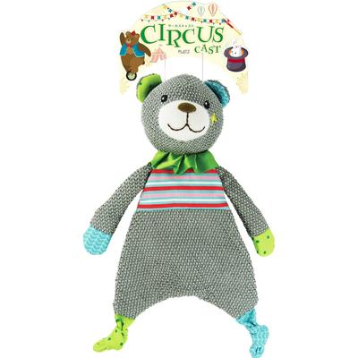 PLATZ PET Dog Toy Circus Cast Crinkle Bear SUPPLISES&FUN