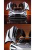 Compatible with McLaren 720S: BS Black Sail Carbon Fiber Front/Rear Lips, Side Skirts, Rear Wing, Fender, and Door Trim Strips.