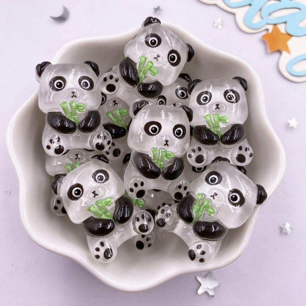 

10 шт смоляные кавайные красочные конфетные цвета мультяшные панды кролика медведя лисы плоские каменные фигурки скрапбукинг бант DIY товары для творчества