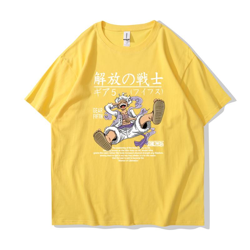 

Пираты Соломенной Шляпы Nika Gear 5 Monkey D Luffy Wanted Плакат Манга Мужская Футболка Унисекс Мужские Футболки Harajuku Рубашки 3XL