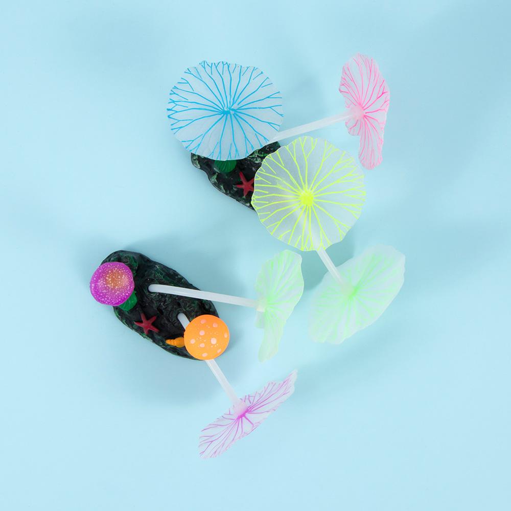 

Светящиеся камни Гриб Светящийся лотос Украшения Рыболовные принадлежности Украшения для дома в аквариуме