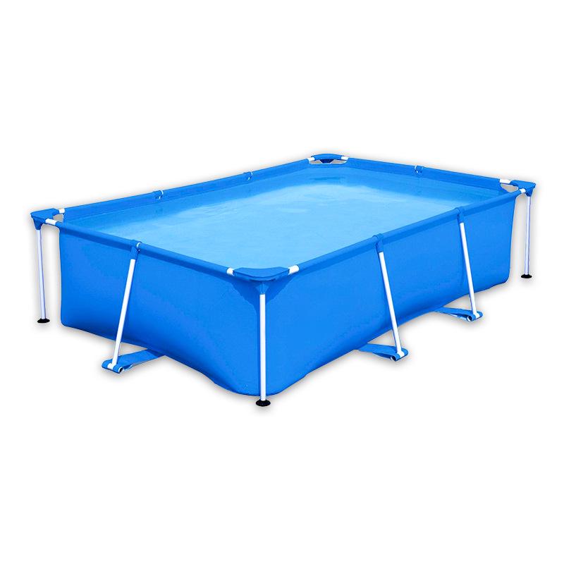 Square Canvas Swimming Pool: Thickened, Foldable Frame for Children & Home Use