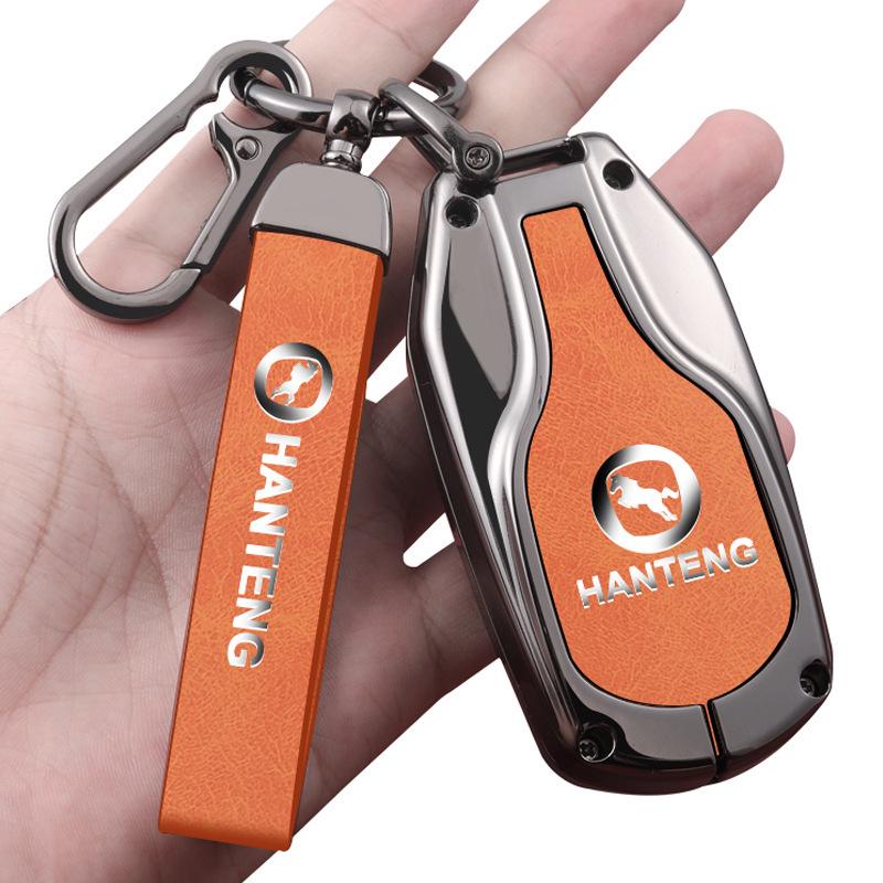 Hanteng X7S/X5 Car Key Case 2018: High-End Metal Key Cover & Remote Control Shell with Buckle