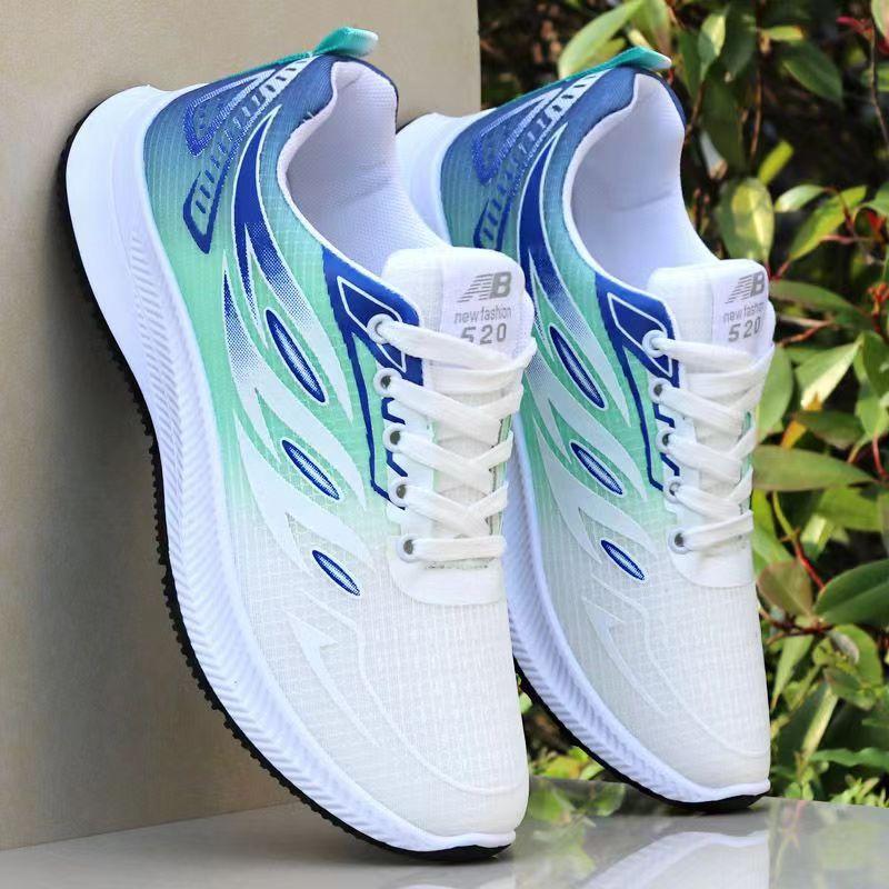 Men's Shoes 2024 New Summer Breathable Mesh Sports Casual Shoes Men's Soft-soled Non-slip Running Shoes Travel Shoes