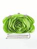 Borsa da Sera Fiore Sposa Piccola Borsa Completo Festa Borsa a Mano Matrimonio Portafoglio Donna Catena Floreale Pochette da Donna