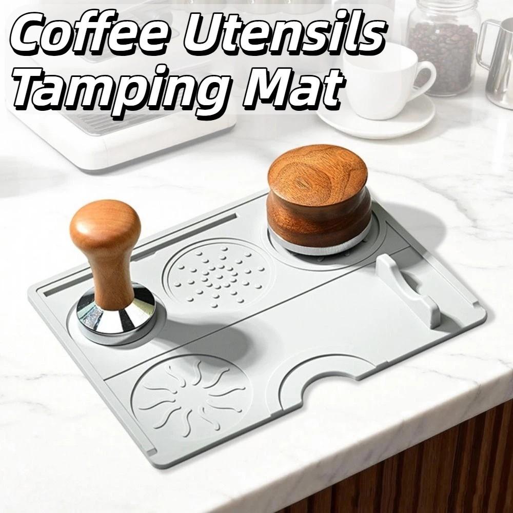 Heat Resistant Coffee Tamping Mat Food Grade Espresso Tamper Pad  Barista Essential