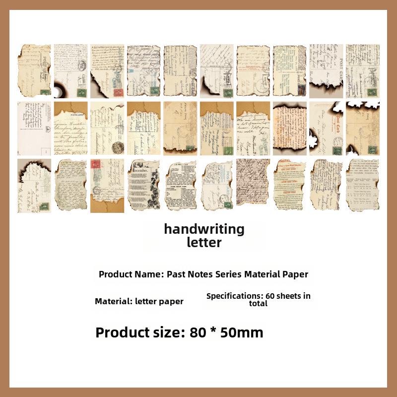 

Буклет с ретро-стикерами Yuezhen Past Notes - симпатичный и нелипкий, 60 листов