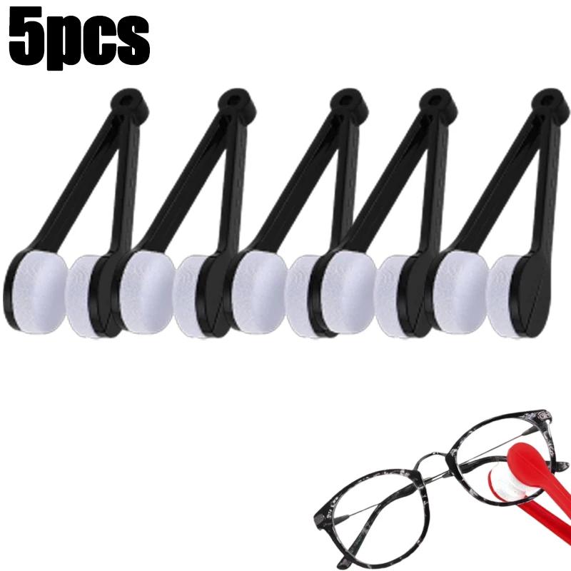 10pcs Fun Creative Multifunctional Glasses Cleaning Rub Eyeglass Sunglasses Spectacles Microfiber Cleaning Brushes Wiping Tools