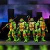 NECA Teenage Mutant Ninja Turtles 7-Inch Articulated Movie Figures - Comic Version (4 Types) 'Return To New York' Edition