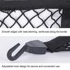 Vehicle Cargo Containment Truck Net, Bed Organizer Stretchable Elastic Net Luggage Holder with 4 Hooks for Pickup Bed, SUV Trunk Flexible Restraint
