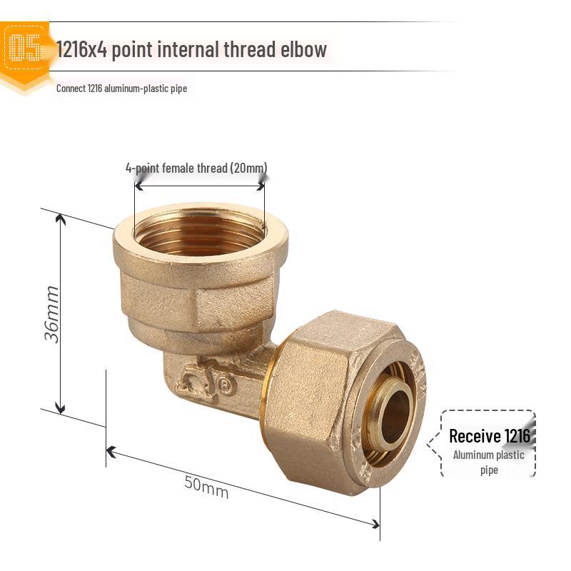 Solar-Warmwasserbereiter Aluminium-Kunststoff-Rohrverschraubungen mit Kupferverbindungen und Gewinde-Winkel-, T-Stück- und Geradverbindern
