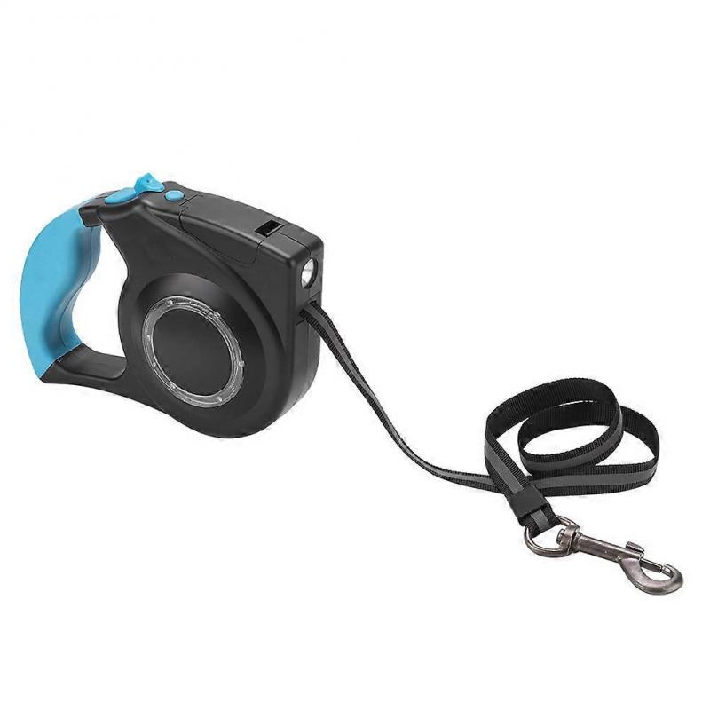 Adjustable Durable Soft Locking Braking LED Dogs Walking Traction Lead Strap Rope Belt