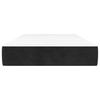 Pocket Spring Mattress for Children Medium Black 80 X 160 Cm Velvet
