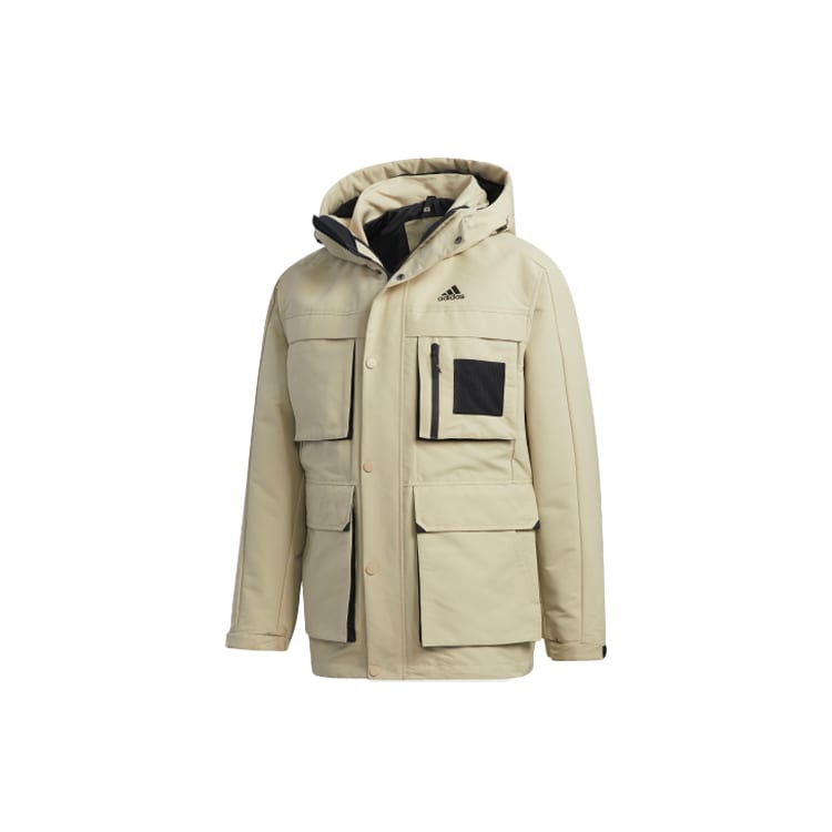 adidas Down Jackets Men's Grassland Brown Moderate GP2917