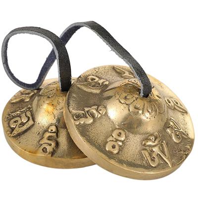 ArkreaM Tingsha Tibetský zvonek, Očištění, Jóga, Meditace, Nástroj, Esoterický buddhistický rituální nástroj, Činel (Šestislabičná mantra)