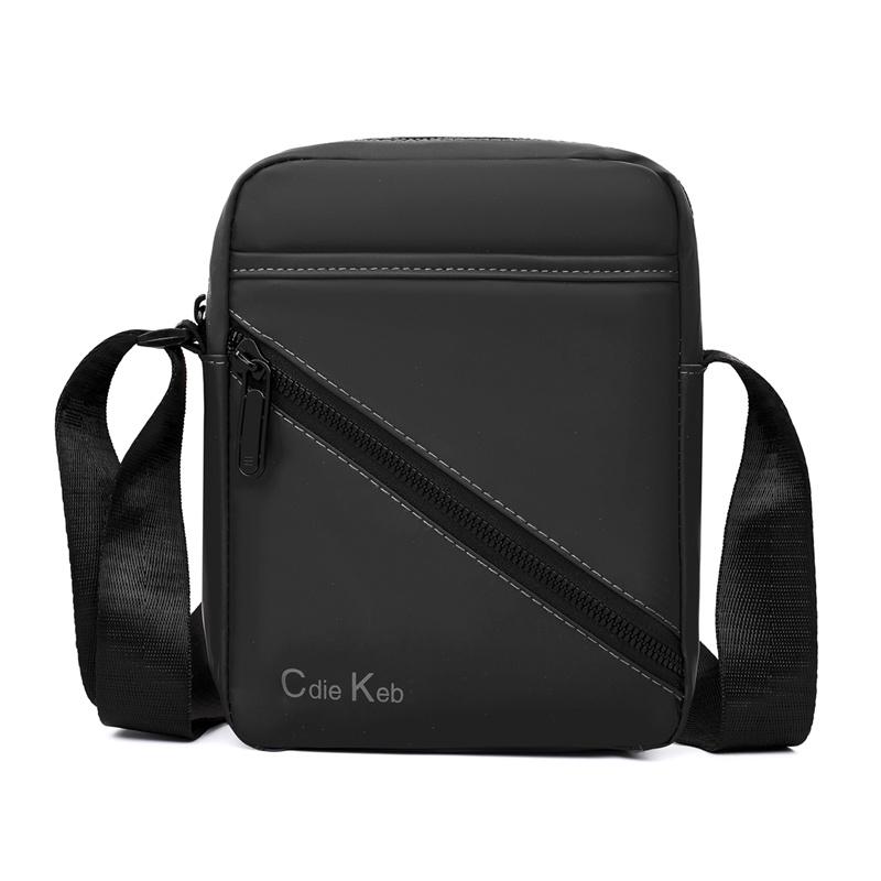 

Наплечная сумка Мужская сумка через плечо Уличная сумка для мобильного телефона чёрный