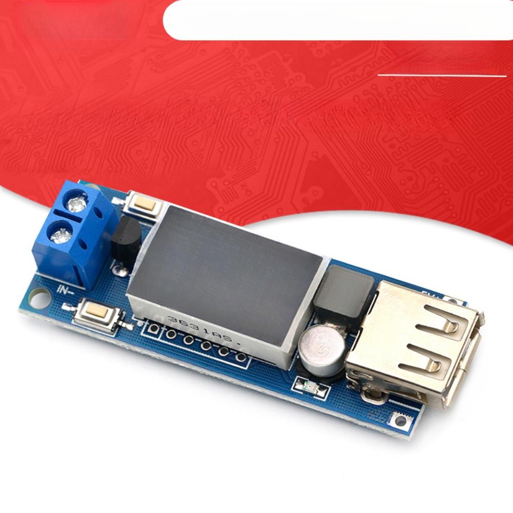 USB Charger StepDown Power Supply Module with Voltmeter for DC 4 5 to 40V Input Suitable for Electric Bicycles