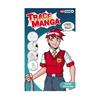 Drawing Template - GO MANGA - Schoolboy - A4 - Flexible Plastic - Multicolored