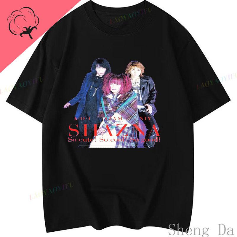 Новая Мода Мужская Одежда Футболка Shazna Band Летняя Футболка В Стиле Японского Visual Kei Рок Готик Одежда S