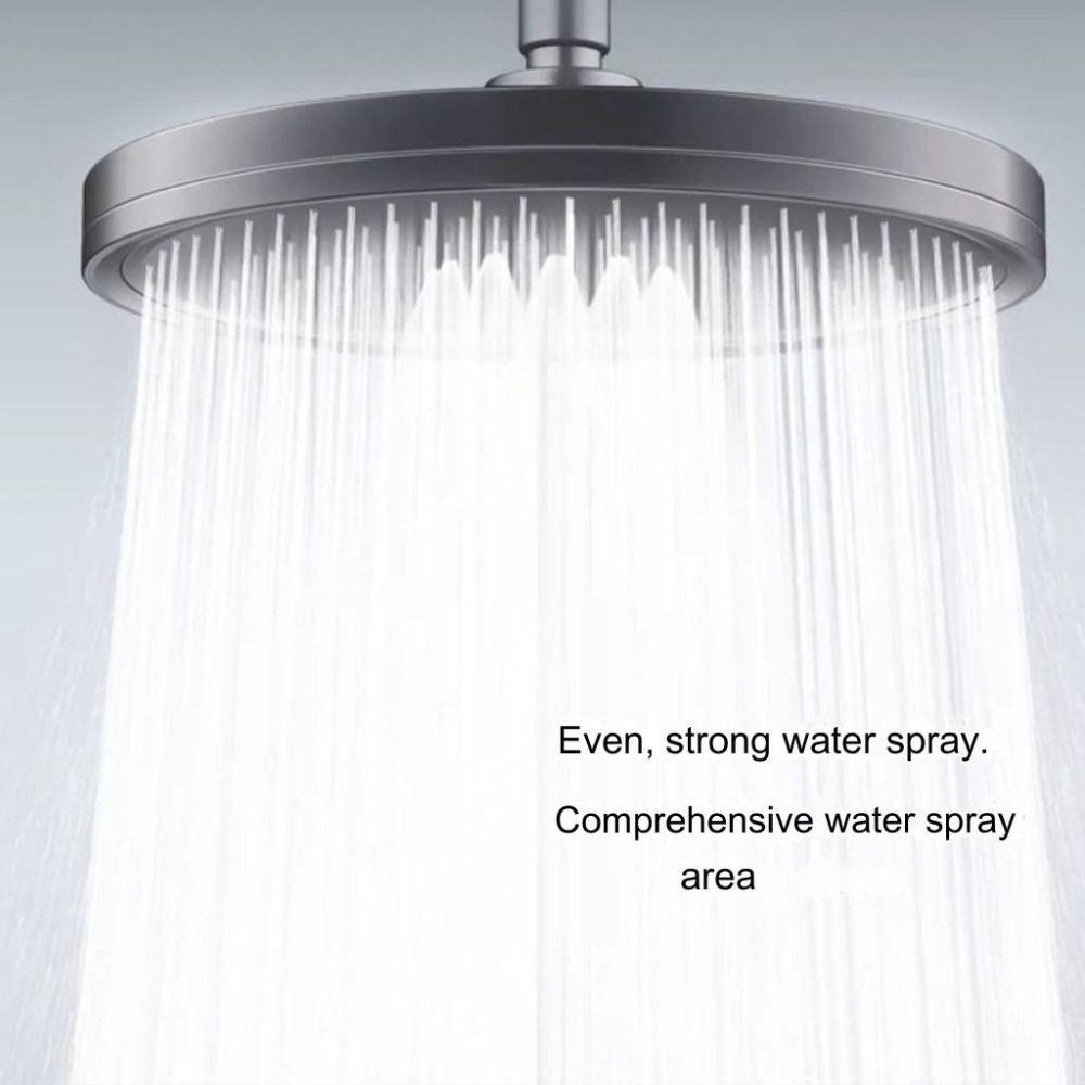 23CM Standing Bath Bowl 6 Spray Modes Pressure Shower Head Replacement Round Shower Head