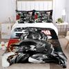 3Pcs 50 Cent Street Immortal Album Artwork Bedding Sets For All Sizes New 3D Printed Bed Cover Comforter Duvet Cover Pillowcase Bedroom Decoration