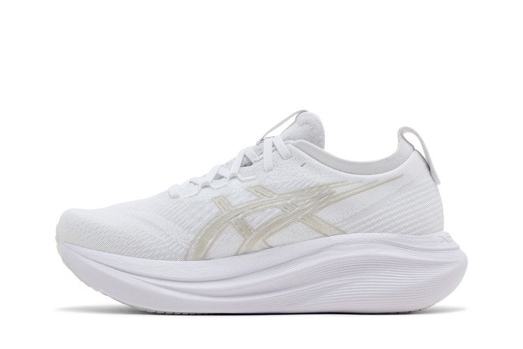 Women's Sneakers ASICS Gel-Nimbus 27 White Glacier Grey (Women's) White/Glacier Grey
