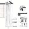 1pc Minimalist Animal Embroidery Tulle Curtain, Pastoral Floral Embroidery Window Screen, Suitable for Living Room Bedroom Decoration