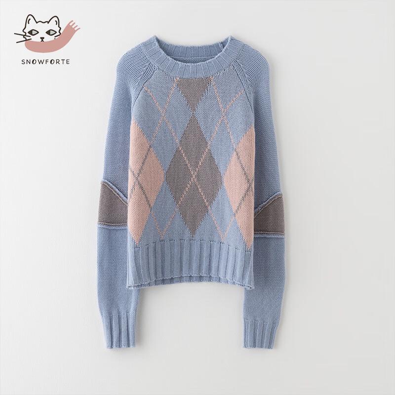 Sinoford Women's Autumn/Winter Cashmere Blend Knit Sweater S+060