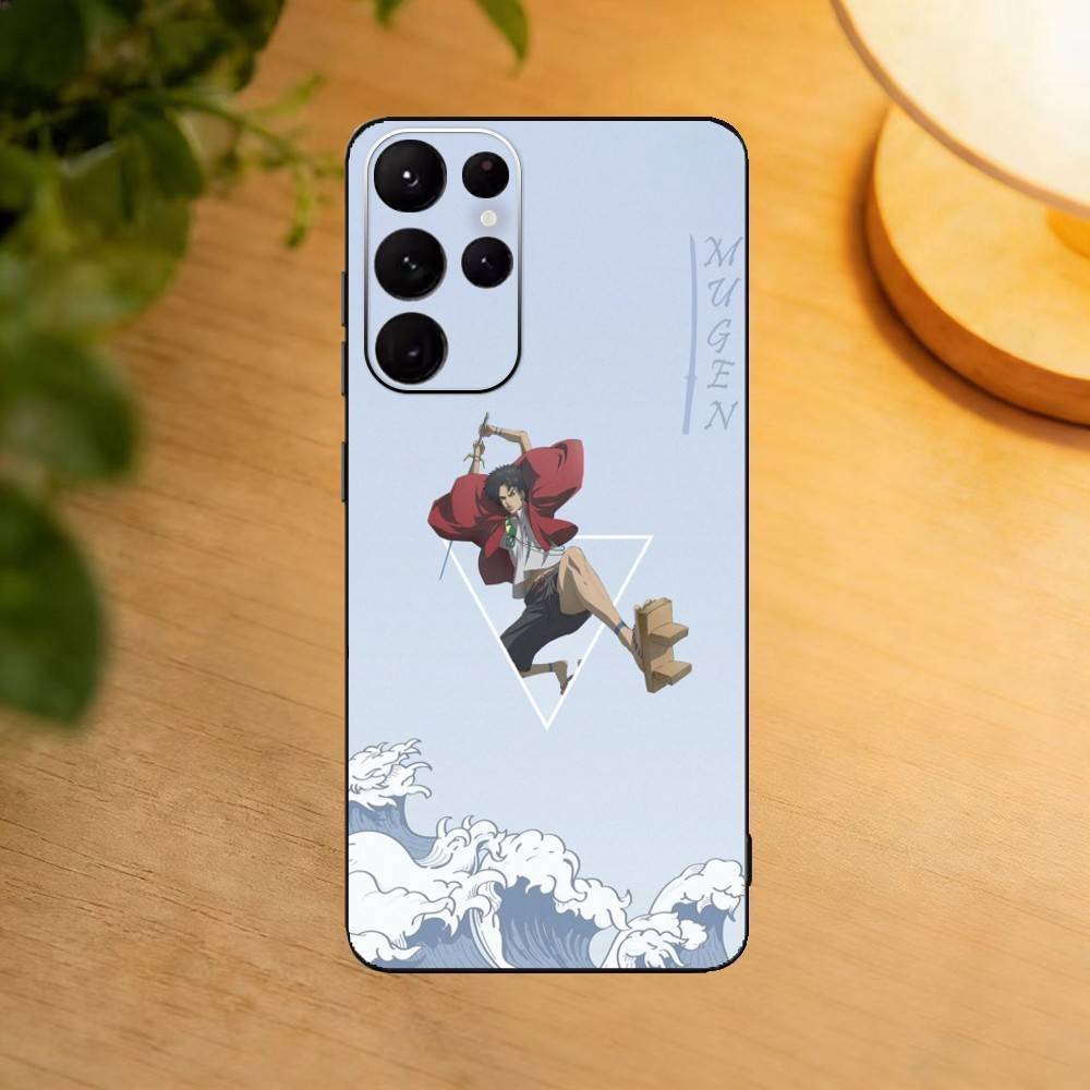 Samurai Champloo Phone Case For Samsung S25,S24,S21,S22,S23,S30,Ultra,S20,Plus,Fe,Lite Black Shell