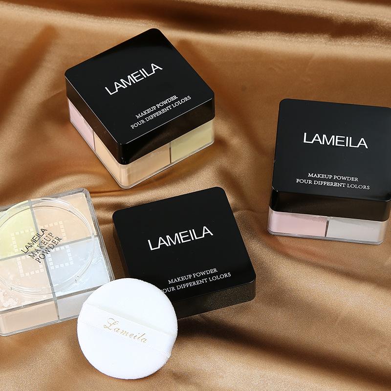 Latin America La Si Gongge Waterproof Long-lasting Setting Powder for Dry & Oily Skin - No Cakey Finish