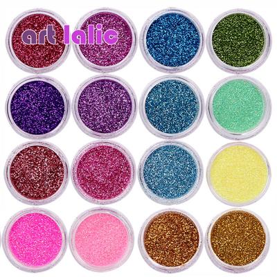 30PCS Mix Colors Glitter Powder Set For Nail Art Acrylic Tips Decoration