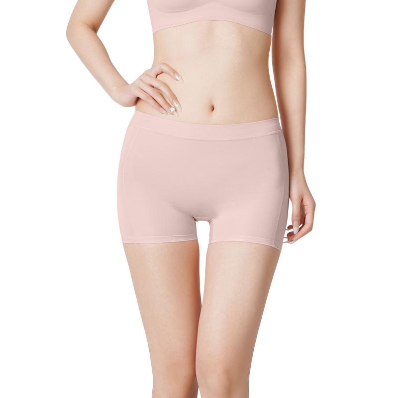 Girls Spring and Summer 100% Cotton File 5A Anti Bacterial Non Trace Anti Light Flat Angle Safety Underwear