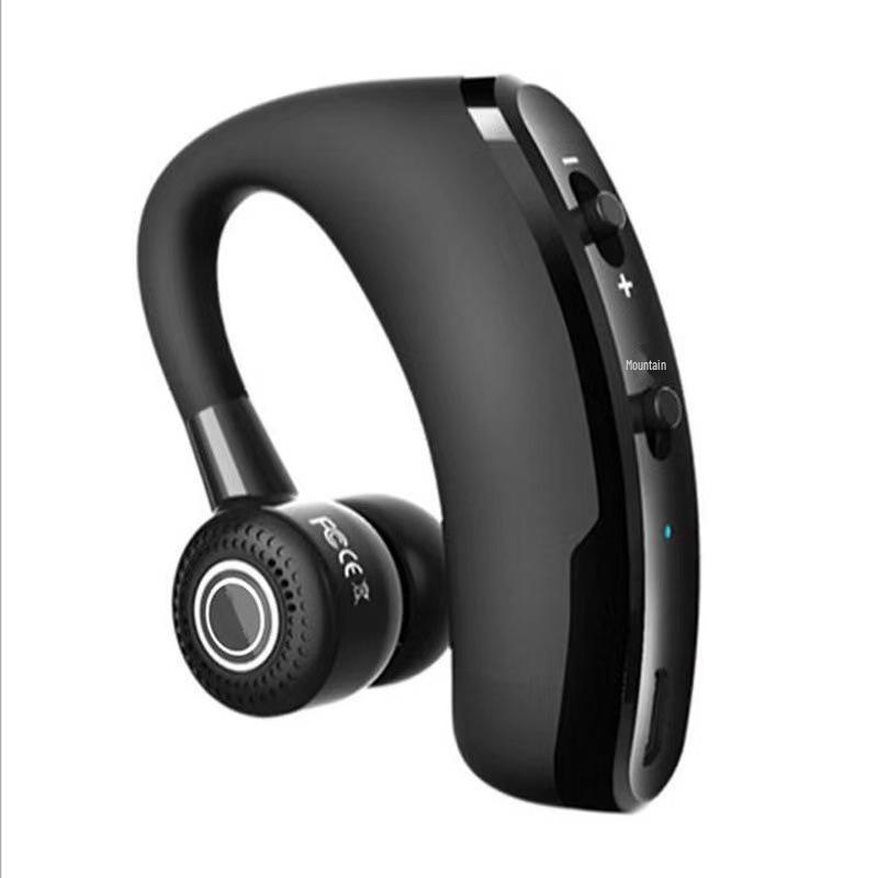 V9 Bluetooth Headset, Upgraded Version with Voice Control, Business Car-Mounted Ear-Hook Stereo.