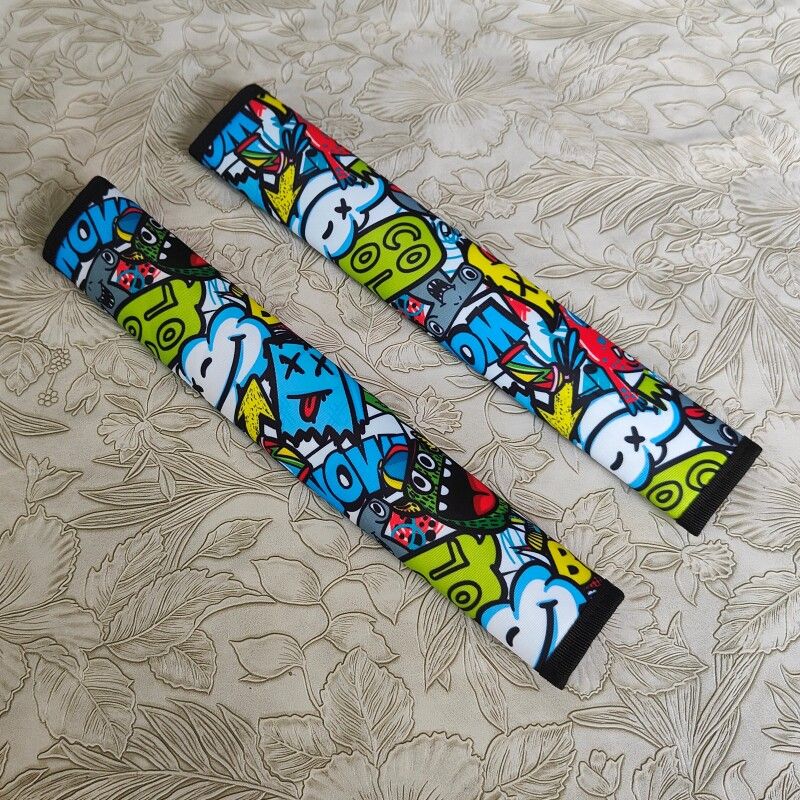 JDM Automobile Seat Belt Shoulder Protector Cartoon Ethnic Style Long Safety Belt Protective Cover All Year Round Neutral