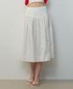 City Breeze Cotton Flare Skirt_White