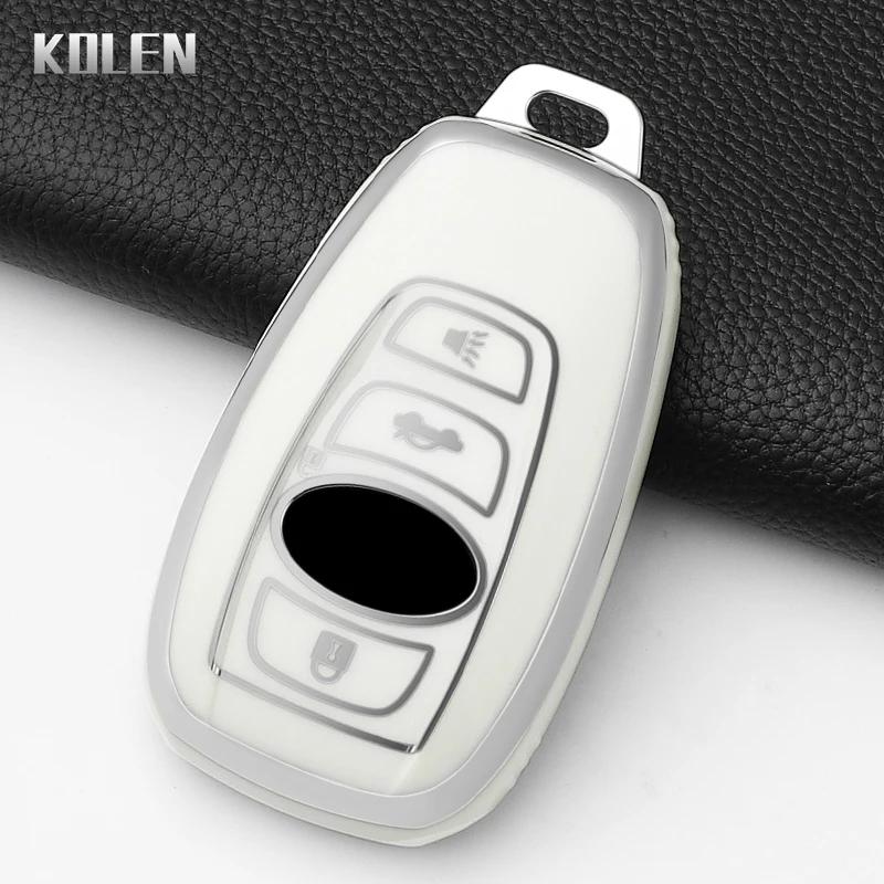 Fashion Tpu Car Key Case Cover For Subaru Brz Wrx Xv Ascent Forester Outback Impreza Legacy Protected Keychain Shell Accessories