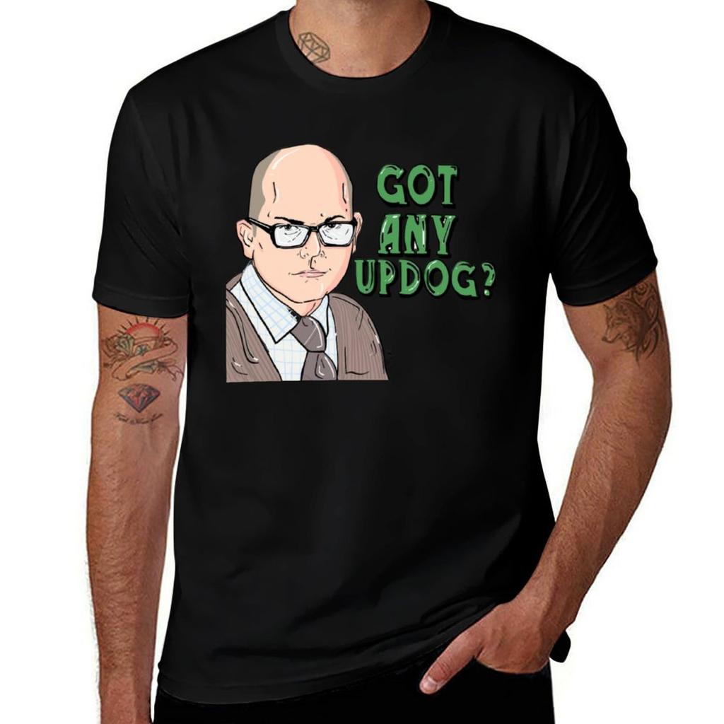 Colin Robinson Got any Updog? Waht we Do In The Shadows T-Shirt Basic Solid Tee for Daily Use