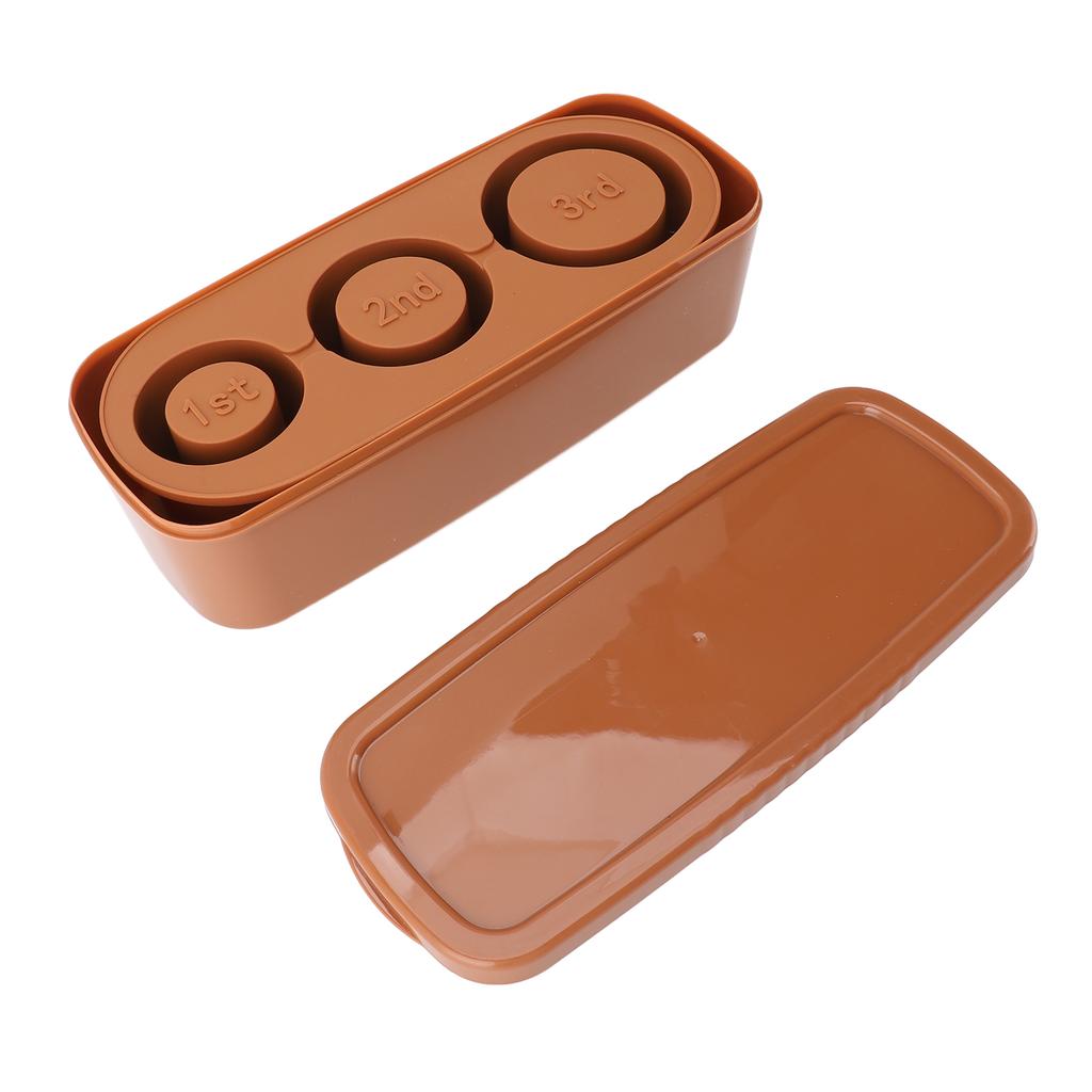 Eiswürfelform Leichtlösbare Silikon Hohlzylinder Eisform mit Deckel Behälter für Gefrierschrank Eis Getränk Whiskey Cocktail