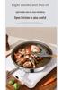 Titanium 316L Non-Stick Stainless Steel Frying Pan, Flat-Bottomed, Universal for Induction and Gas Stoves, Ideal for Commercial Use and Fried Eggs.
