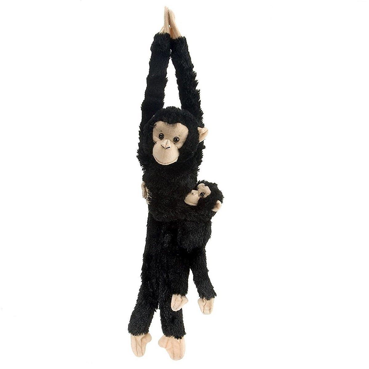 

Wild Republic Hanging Chimpanzee and Child Plush W20 x D12 x 15265 Toy, H51cm,