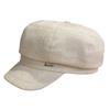 Woolen Octagonal Hat for Women Simple and Versatile Korean Style Face-showing Small Duck Tongue Beret British Style Big Round Face Hat