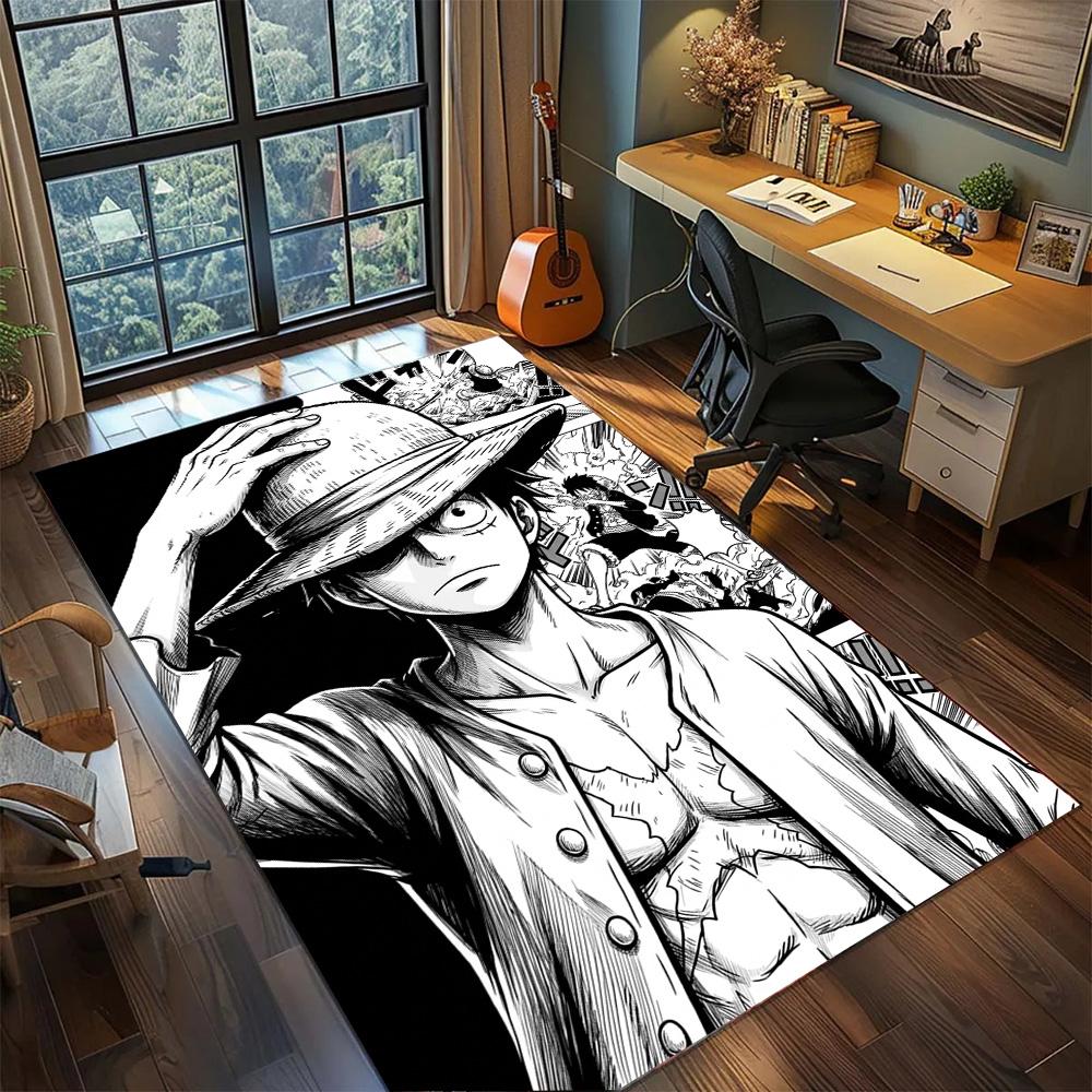 One Piece!Rug Carpet Large Area Rug Non Slip Washable Floor Mat Gamer Room Bedroom Home Decor