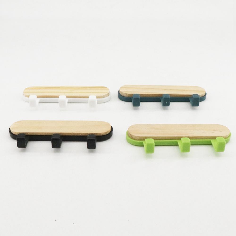 Kreativní dřevěný nástěnný věšák na oblečení, držák na ručníky do koupelny, nástěnný háček, věšák, držák na klíče